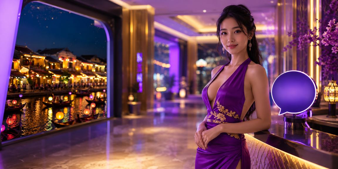 Không khí cá cược đêm neon sôi động tại phố cổ Hội An